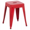ΣΚΑΜΠΟ ΜΕΤΑΛΛΙΚΟ MELITA HM0096.44 ΣΕ ΚΟΚΚΙΝΟ ΧΡΩΜΑ 39x39x46Υεκ.