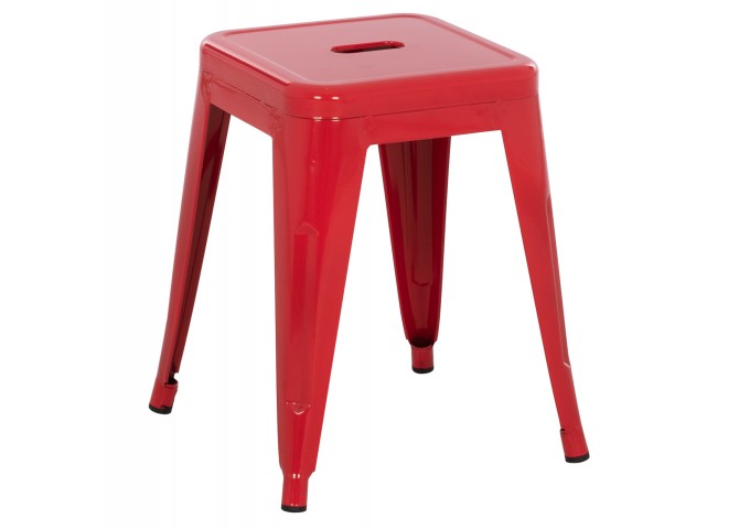 ΣΚΑΜΠΟ ΜΕΤΑΛΛΙΚΟ MELITA HM0096.44 ΣΕ ΚΟΚΚΙΝΟ ΧΡΩΜΑ 39x39x46Υεκ.