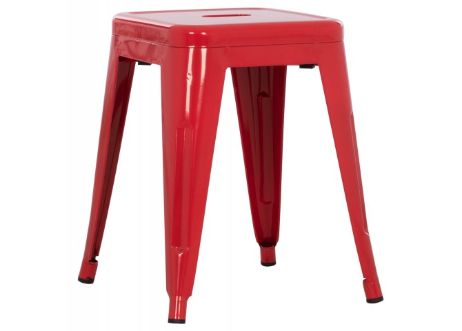 ΣΚΑΜΠΟ ΜΕΤΑΛΛΙΚΟ MELITA HM0096.44 ΣΕ ΚΟΚΚΙΝΟ ΧΡΩΜΑ 39x39x46Υεκ.