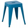 ΣΚΑΜΠΟ ΜΕΤΑΛΛΙΚΟ MELITA HM0096.48 ΣΕ ΜΠΛΕ ΧΡΩΜΑ 39x39x46Υεκ.