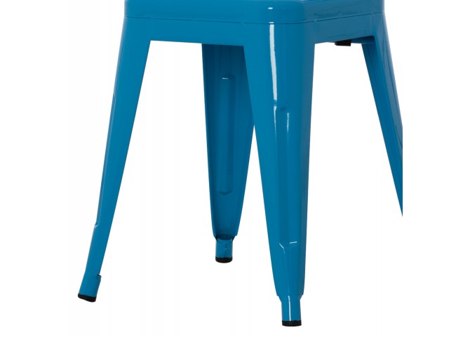ΣΚΑΜΠΟ ΜΕΤΑΛΛΙΚΟ MELITA HM0096.48 ΣΕ ΜΠΛΕ ΧΡΩΜΑ 39x39x46Υεκ.