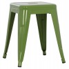 ΣΚΑΜΠΟ ΜΕΤΑΛΛΙΚΟ MELITA HM0096.53 ΣΕ LIGHT OLIVE GREEN ΧΡΩΜΑ 39x39x46Υεκ.
