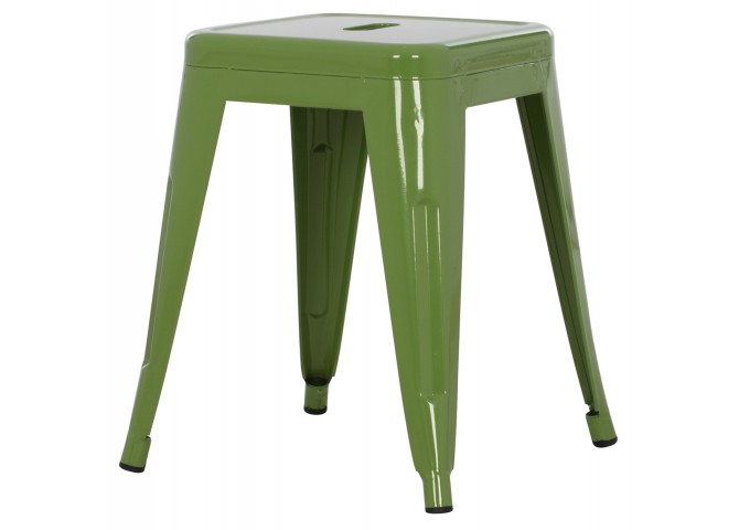 ΣΚΑΜΠΟ ΜΕΤΑΛΛΙΚΟ MELITA HM0096.53 ΣΕ LIGHT OLIVE GREEN ΧΡΩΜΑ 39x39x46Υεκ.