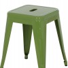 ΣΚΑΜΠΟ ΜΕΤΑΛΛΙΚΟ MELITA HM0096.53 ΣΕ LIGHT OLIVE GREEN ΧΡΩΜΑ 39x39x46Υεκ.