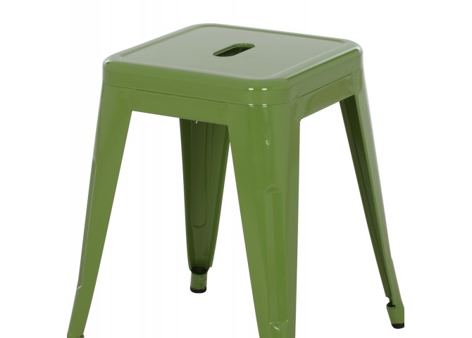ΣΚΑΜΠΟ ΜΕΤΑΛΛΙΚΟ MELITA HM0096.53 ΣΕ LIGHT OLIVE GREEN ΧΡΩΜΑ 39x39x46Υεκ.