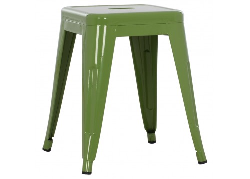 ΣΚΑΜΠΟ ΜΕΤΑΛΛΙΚΟ MELITA HM0096.53 ΣΕ LIGHT OLIVE GREEN ΧΡΩΜΑ 39x39x46Υεκ.