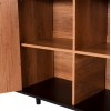 ΜΠΟΥΦΕΣ ΜΕΛΑΜΙΝΗΣ KRUDEN HM9446.11 ΜΑΥΡΟ-ΦΥΣΙΚΟ 180x40x78.6Υεκ.