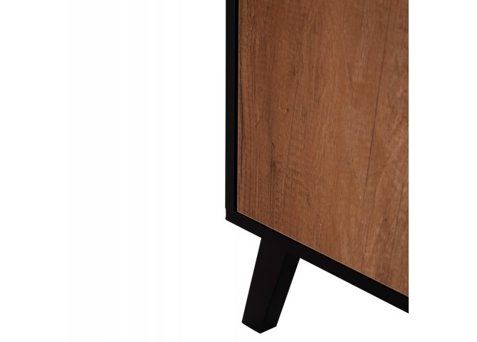 ΜΠΟΥΦΕΣ ΜΕΛΑΜΙΝΗΣ KRUDEN HM9446.11 ΜΑΥΡΟ-ΦΥΣΙΚΟ 180x40x78.6Υεκ.