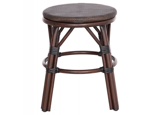 ΣΚΑΜΠΟ ΑΛΟΥΜΙΝΙΟΥ CHINO HM6285.01 BAMBOO LOOK ΚΑΦΕ-TEXTILENE ΚΑΦΕ Φ36x46Υεκ.