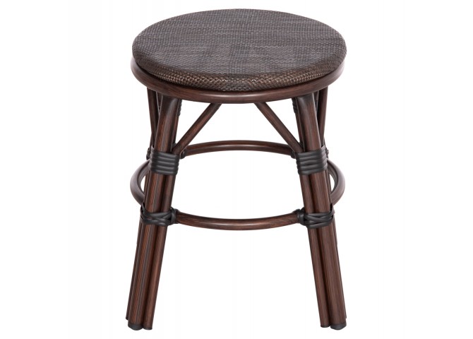 ΣΚΑΜΠΟ ΑΛΟΥΜΙΝΙΟΥ CHINO HM6285.01 BAMBOO LOOK ΚΑΦΕ-TEXTILENE ΚΑΦΕ Φ36x46Υεκ.