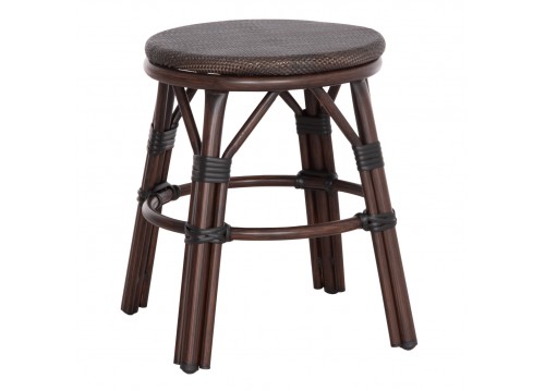 ΣΚΑΜΠΟ ΑΛΟΥΜΙΝΙΟΥ CHINO HM6285.01 BAMBOO LOOK ΚΑΦΕ-TEXTILENE ΚΑΦΕ Φ36x46Υεκ.