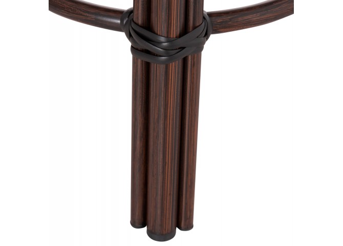 ΣΚΑΜΠΟ ΑΛΟΥΜΙΝΙΟΥ CHINO HM6285.01 BAMBOO LOOK ΚΑΦΕ-TEXTILENE ΚΑΦΕ Φ36x46Υεκ.