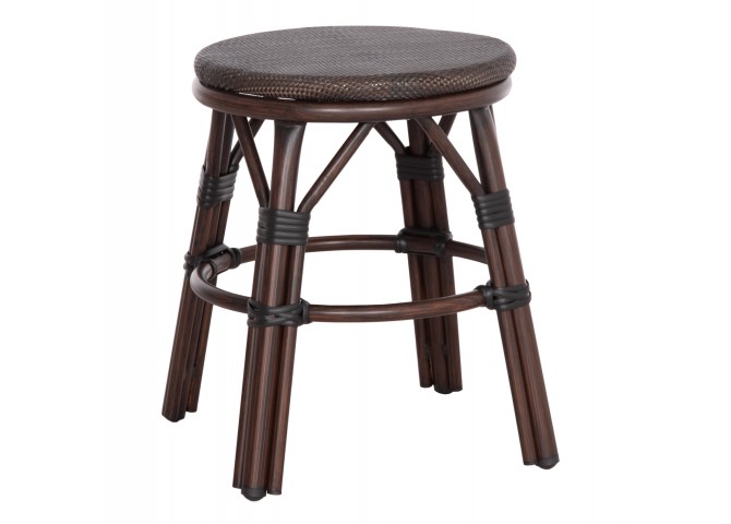 ΣΚΑΜΠΟ ΑΛΟΥΜΙΝΙΟΥ CHINO HM6285.01 BAMBOO LOOK ΚΑΦΕ-TEXTILENE ΚΑΦΕ Φ36x46Υεκ.