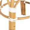 ΣΚΑΜΠΟ ΑΛΟΥΜΙΝΙΟΥ CHINO HM6285.05 BAMBOO LOOK-TEXTILENE ΛΕΥΚΟ-ΜΠΛΕ Φ36x46Υεκ.