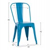 ΚΑΡΕΚΛΑ ΜΕΤΑΛΛΙΚΗ MELITA-PRO HM8641.48 ΜΠΛΕ 44x47x84.5Υεκ.