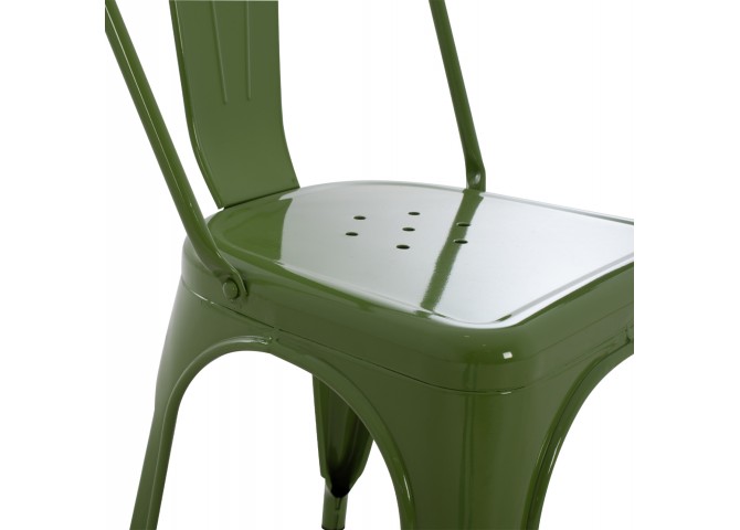 ΚΑΡΕΚΛΑ ΜΕΤΑΛΛΙΚΗ MELITA-PRO HM8641.53 LIGHT OLIVE GREEN 44x47x84.5Υεκ.