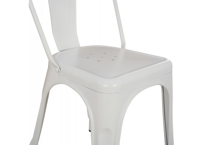 ΚΑΡΕΚΛΑ ΜΕΤΑΛΛΙΚΗ MELITA-PRO HM8641.41 ΛΕΥΚΟ ΜΑΤ 44x47x84.5Υεκ.