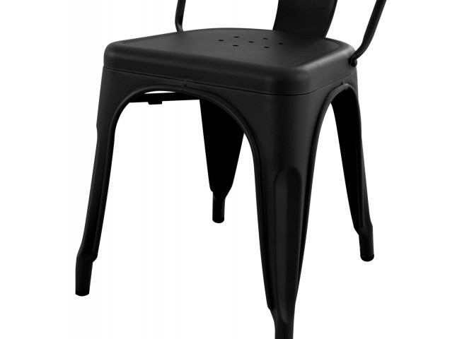 ΚΑΡΕΚΛΑ ΜΕΤΑΛΛΙΚΗ MELITA-PRO HM8641.42 ΜΑΥΡΟ ΜΑΤ 44x47x84.5Υεκ.