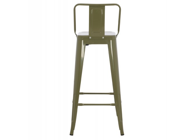 ΣΚΑΜΠΟ BAR ME ΠΛΑΤΗ ΜΕΤΑΛΛΙΚΟ MELITA-PRO HM8643.43 DARK OLIVE GREEN 42x42x100Υεκ.