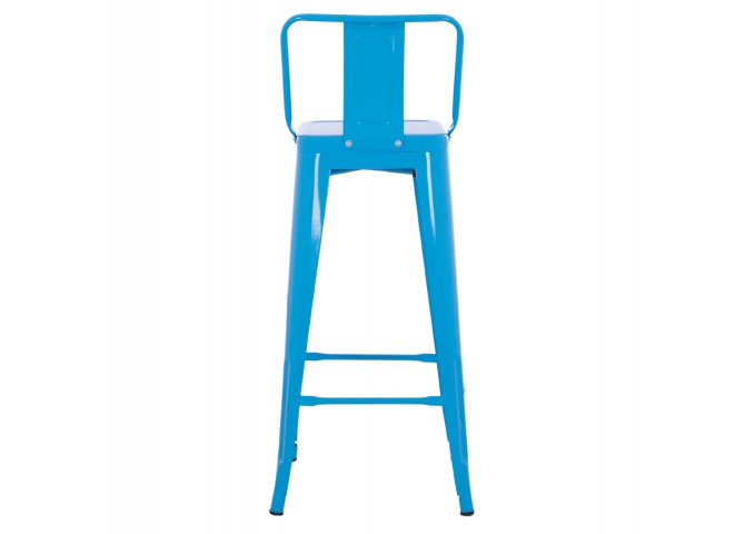 ΣΚΑΜΠΟ BAR-PRO ME ΠΛΑΤΗ ΜΕΤΑΛΛΙΚΟ MELITA HM8643.48 ΜΠΛΕ 42x42x100Υεκ.