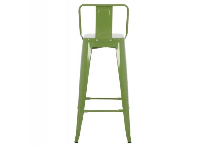 ΣΚΑΜΠΟ BAR ME ΠΛΑΤΗ ΜΕΤΑΛΛΙΚΟ MELITA-PRO HM8643.53 LIGHT OLIVE GREEN 42x42x100Υεκ.