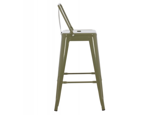 ΣΚΑΜΠΟ ΜΠΑΡ ΜΕΣΑΙΟΥ ΥΨΟΥΣ ΜΕΤΑΛΛΙΚΟ MELITA-PRO HM8574.43 DARK OLIVE GREEN 43x43x88Υεκ.