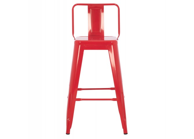 ΣΚΑΜΠΟ ΜΠΑΡ ΜΕΣΑΙΟΥ ΥΨΟΥΣ ΜΕΤΑΛΛΙΚΟ MELITA-PRO HM8574.44 ΚΟΚΚΙΝΟ 43x43x88Υεκ.
