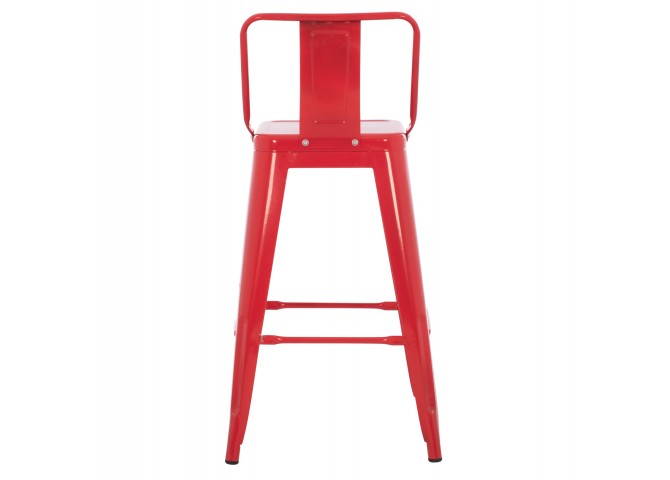 ΣΚΑΜΠΟ ΜΠΑΡ ΜΕΣΑΙΟΥ ΥΨΟΥΣ ΜΕΤΑΛΛΙΚΟ MELITA-PRO HM8574.44 ΚΟΚΚΙΝΟ 43x43x88Υεκ.
