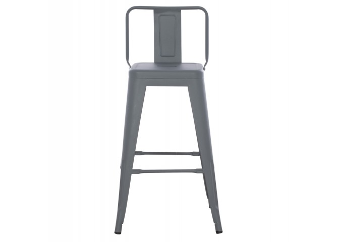 ΣΚΑΜΠΟ ΜΠΑΡ ΜΕΣΑΙΟΥ ΥΨΟΥΣ ΜΕΤΑΛΛΙΚΟ MELITA-PRO HM8574.50 ΓΚΡΙ 43x43x88Υεκ.
