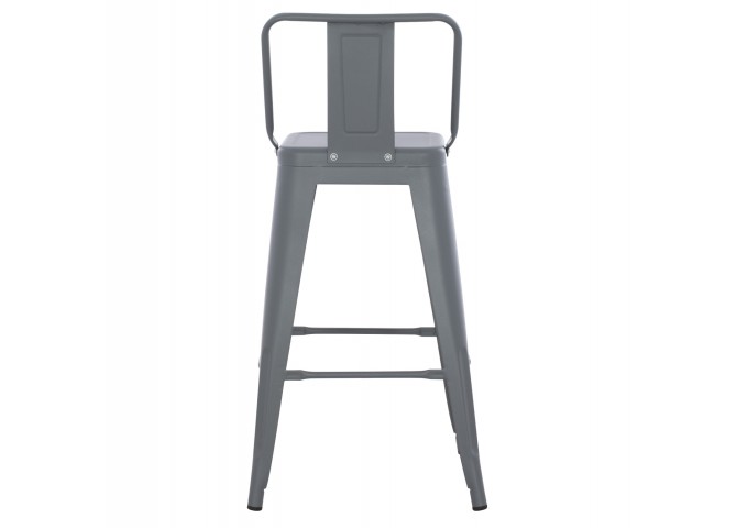ΣΚΑΜΠΟ ΜΠΑΡ ΜΕΣΑΙΟΥ ΥΨΟΥΣ ΜΕΤΑΛΛΙΚΟ MELITA-PRO HM8574.50 ΓΚΡΙ 43x43x88Υεκ.