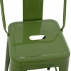ΣΚΑΜΠΟ ΜΠΑΡ ΜΕΣΑΙΟΥ ΥΨΟΥΣ ΜΕΤΑΛΛΙΚΟ MELITA-PRO HM8574.53 LIGHT OLIVE GREEN 43x43x88Υεκ.