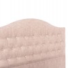 ΚΡΕΒΑΤΙ MALENA HM638.22 ΜΠΕΖ ΥΦΑΣΜΑ Τ. NUBUCK ΓΙΑ ΣΤΡΩΜΑ 150x200εκ.
