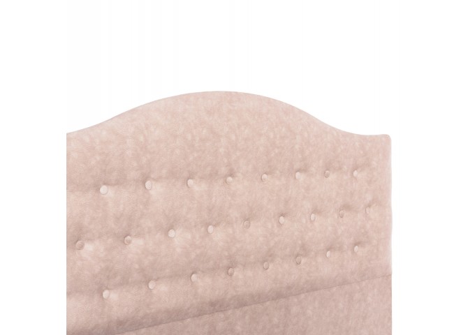 ΚΡΕΒΑΤΙ MALENA HM638.22 ΜΠΕΖ ΥΦΑΣΜΑ Τ. NUBUCK ΓΙΑ ΣΤΡΩΜΑ 150x200εκ.
