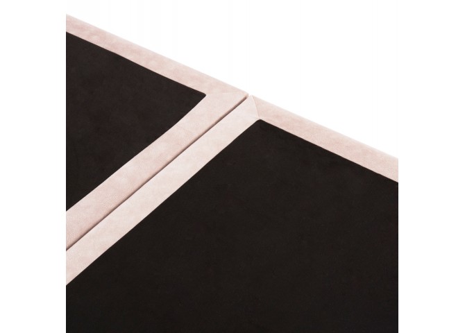 ΚΡΕΒΑΤΙ MALENA HM638.22 ΜΠΕΖ ΥΦΑΣΜΑ Τ. NUBUCK ΓΙΑ ΣΤΡΩΜΑ 150x200εκ.