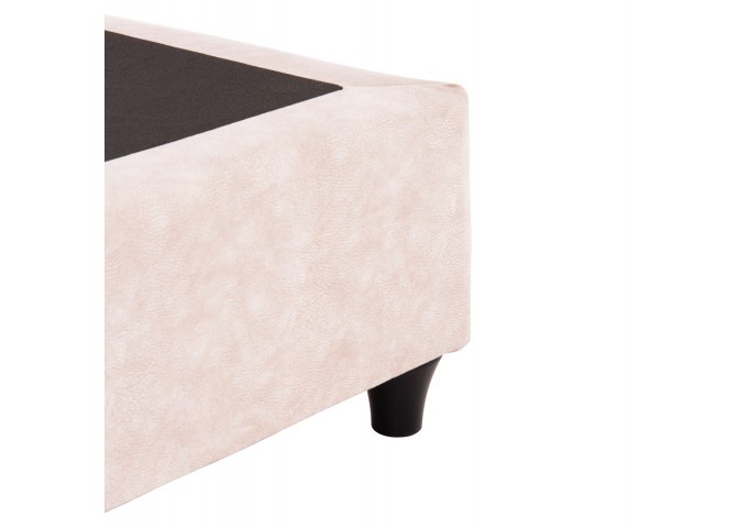 ΚΡΕΒΑΤΙ MALENA HM638.22 ΜΠΕΖ ΥΦΑΣΜΑ Τ. NUBUCK ΓΙΑ ΣΤΡΩΜΑ 150x200εκ.