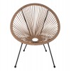 ΣΕΤ ΕΞΩΤΕΡΙΚΟΥ ΧΩΡΟΥ 3ΤΜΧ ACAPULCO HM21100 TWISTED WICKER-ΜΕΤΑΛΛΟ
