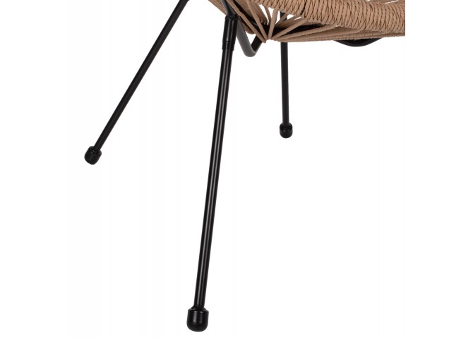 ΣΕΤ ΕΞΩΤΕΡΙΚΟΥ ΧΩΡΟΥ 3ΤΜΧ ACAPULCO HM21100 TWISTED WICKER-ΜΕΤΑΛΛΟ