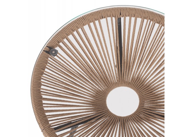 ΣΕΤ ΕΞΩΤΕΡΙΚΟΥ ΧΩΡΟΥ 3ΤΜΧ ACAPULCO HM21100 TWISTED WICKER-ΜΕΤΑΛΛΟ