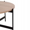 ΣΕΤ 2ΤΜΧ ΤΡΑΠΕΖΙΑ ΣΑΛΟΝΙΟΥ RONDA HM21089.02 MDF ΣΟΝΑΜΑ Φ80εκ & Φ50εκ