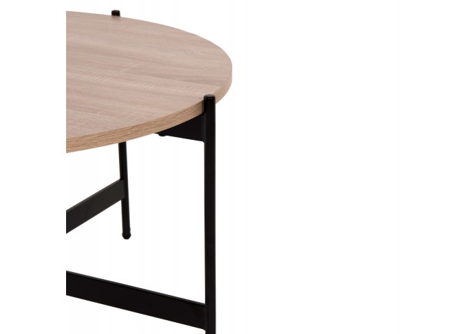 ΣΕΤ 2ΤΜΧ ΤΡΑΠΕΖΙΑ ΣΑΛΟΝΙΟΥ RONDA HM21089.02 MDF ΣΟΝΑΜΑ Φ80εκ & Φ50εκ