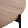 ΣΕΤ 2ΤΜΧ ΤΡΑΠΕΖΙΑ ΣΑΛΟΝΙΟΥ RONDA HM21089.02 MDF ΣΟΝΑΜΑ Φ80εκ & Φ50εκ