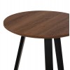 ΣΕΤ 2ΤΜΧ ΤΡΑΠΕΖΙΑ ΣΑΛΟΝΙΟΥ ROCKET HM21090.02 MDF ΣΕ ΚΑΡΥΔΙ ΧΡΩΜΑ Φ80εκ & Φ45εκ