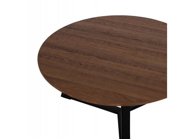 ΣΕΤ 2ΤΜΧ ΤΡΑΠΕΖΙΑ ΣΑΛΟΝΙΟΥ ROCKET HM21090.02 MDF ΣΕ ΚΑΡΥΔΙ ΧΡΩΜΑ Φ80εκ & Φ45εκ