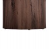 ΣΕΤ 2ΤΜΧ ΤΡΑΠΕΖΙΑ ΣΑΛΟΝΙΟΥ MARGON HM21084 MDF ΣΚΟΥΡΟ ΚΑΦΕ Φ80εκ & Φ45εκ