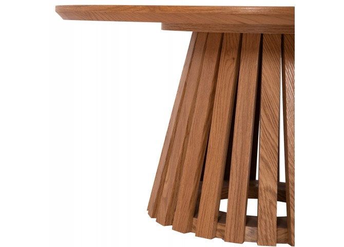 ΣΕΤ 2ΤΜΧ ΤΡΑΠΕΖΙΑ ΣΑΛΟΝΙΟΥ TALBERT HM21083 MDF ΦΥΣΙΚΟ ΞΥΛΟΥ Φ80εκ & Φ45εκ