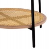 ΣΕΤ 2ΤΜΧ ΤΡΑΠΕΖΙΑ ΣΑΛΟΝΙΟΥ SEWELL HM21087 MDF-ΜΕΤΑΛΛΟ-ΣΥΝΘΕΤΙΚΟ RATTAN Φ80εκ & Φ45εκ