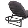 ΕΠΑΓΓΕΛΜATIKH ΞΑΠΛΩΣΤΡΑ MALLOW HM10715.03 ΣΚΟΥΡΟ ΓΚΡΙ ΑΛΟΥΜΙΝΙΟ & ΜΑΞΙΛΑΡΙ 198x71x103Υεκ