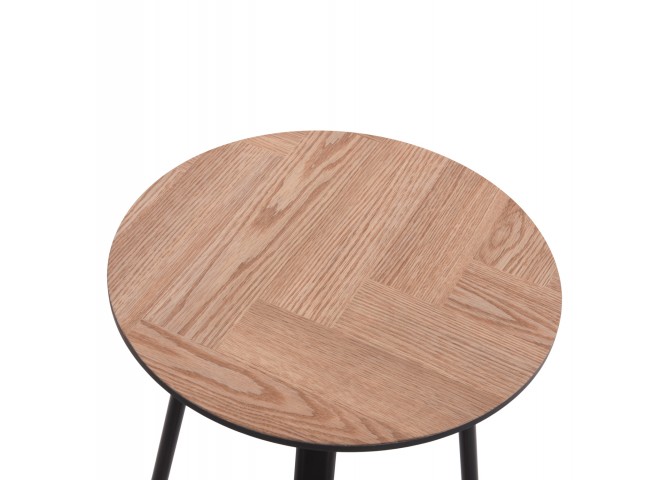 ΣΕΤ 2ΤΜΧ ΤΡΑΠΕΖΙΑ ΣΑΛΟΝΙΟΥ NORTON HM21088 MDF-ΜΕΤΑΛΛΟ Φ80εκ & Φ45εκ