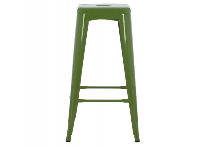 ΣΚΑΜΠΟ ΜΠΑΡ ΜΕΤΑΛΛΙΚΟ MELITA-PRO HM8642.53 ΣΕ LIGHT OLIVE GREEN 43x43x78Υεκ.