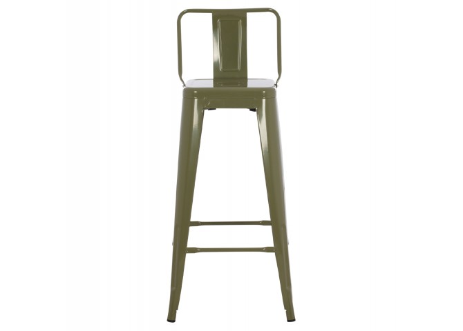 ΣΚΑΜΠΟ ΜΠΑΡ ΜΕΤΑΛΛΙΚΟ MELITA-PRO HM8642.41 ΣΕ ΛΕΥΚΟ ΜΑΤ 43x43x78Υεκ.
